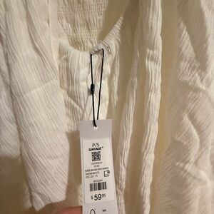 Garage Cream Textured Blouse